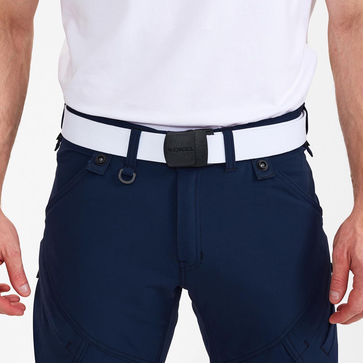 ENGEL Gürtel in Weiss, Größe 130