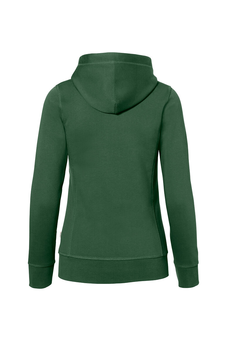 HAKRO 255 Damen Kapuzenjacke Bonded ECO in tanne/silber, Größe 3XL