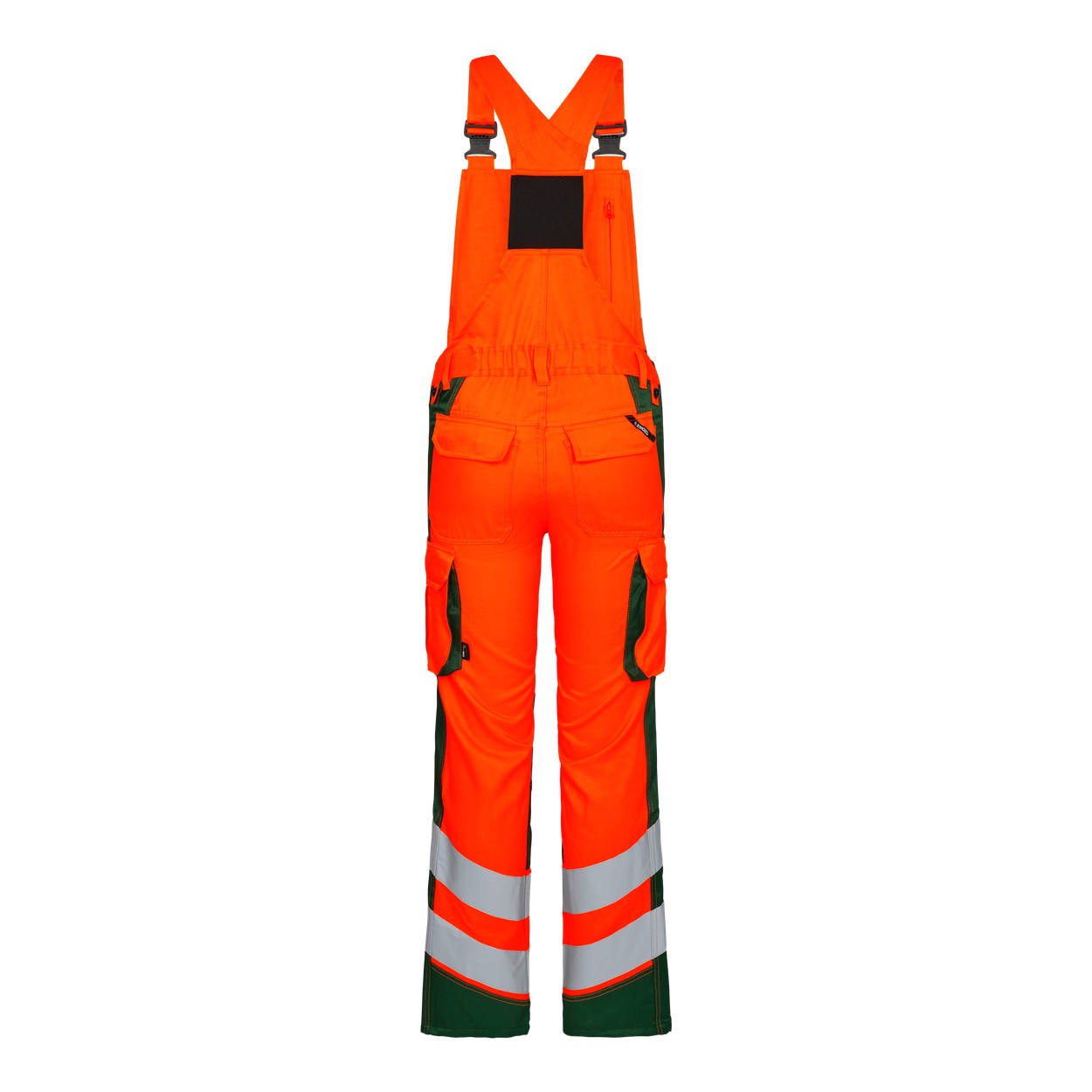 ENGEL Safety Light Damen Latzhose in Orange/Grün, Größe 48