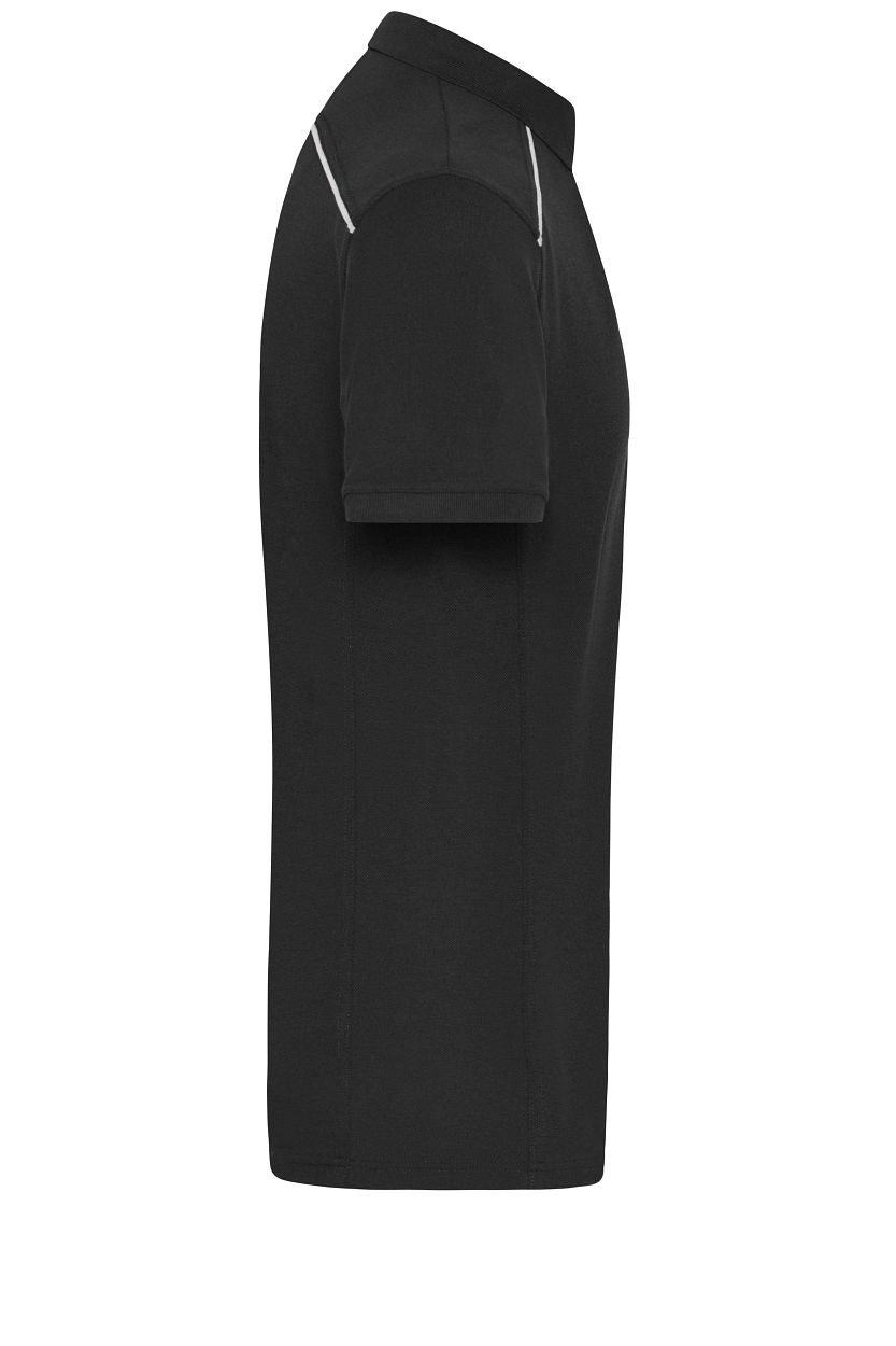 Men's Workwear Polo - SOLID - OCS Blended "JN892" in Black, Größe 6XL - Daiber