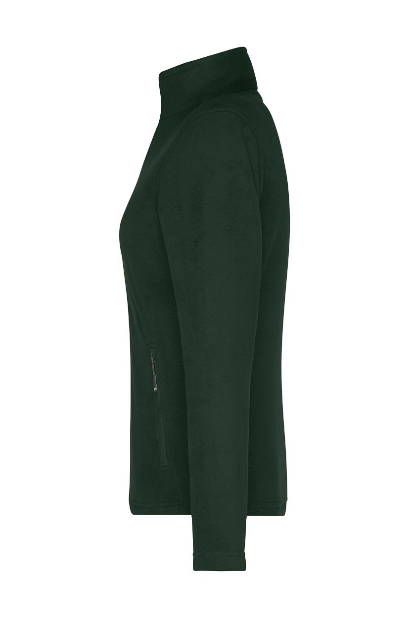 Ladies' Fleece Jacket "JN781" in Dark-Green, Größe 3XL - Daiber