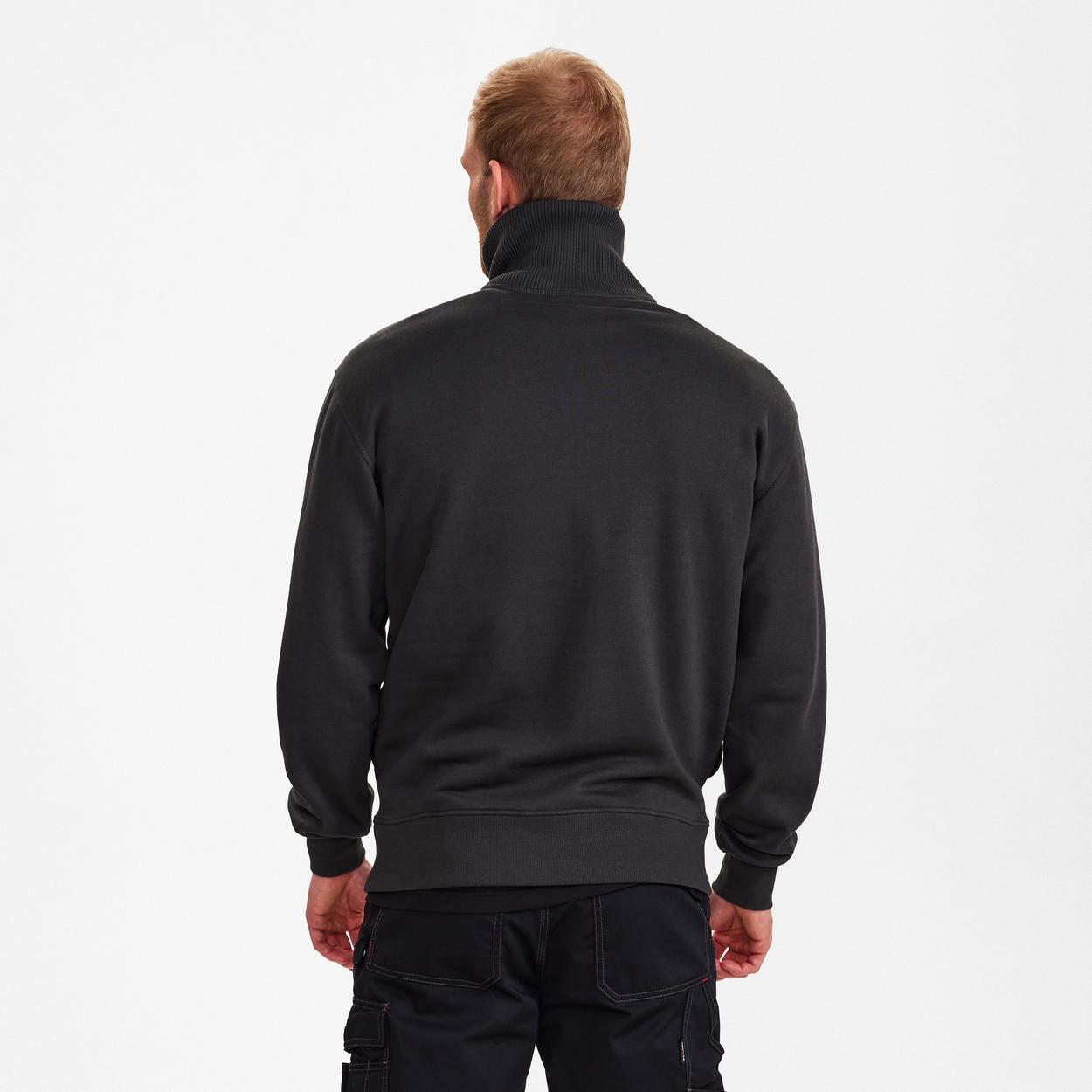 ENGEL Extend Sweatshirt mit hohem Kragen in Anthrazit Grau, Größe XS