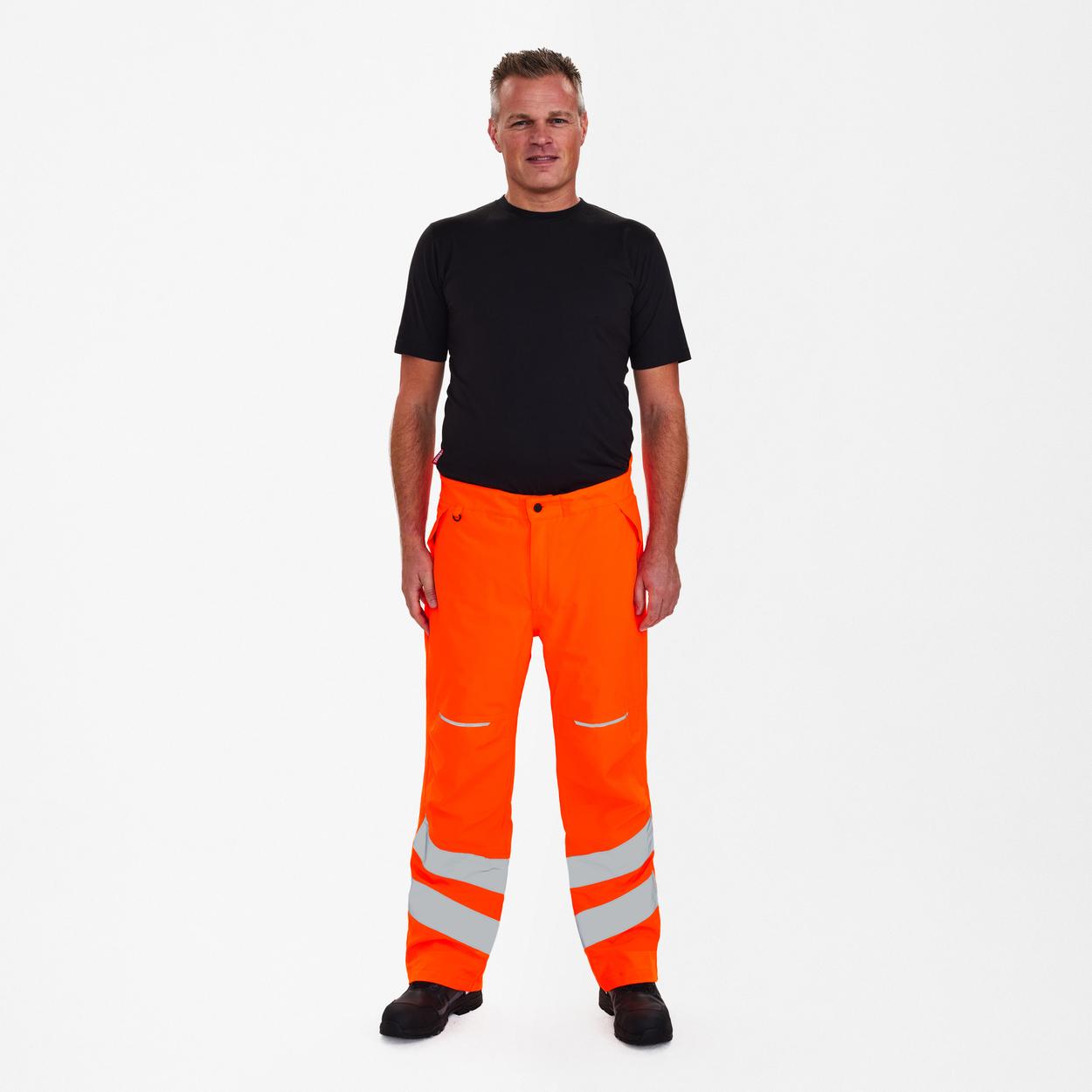 ENGEL Safety Winterhose in Hi-vis Orange, Größe XS