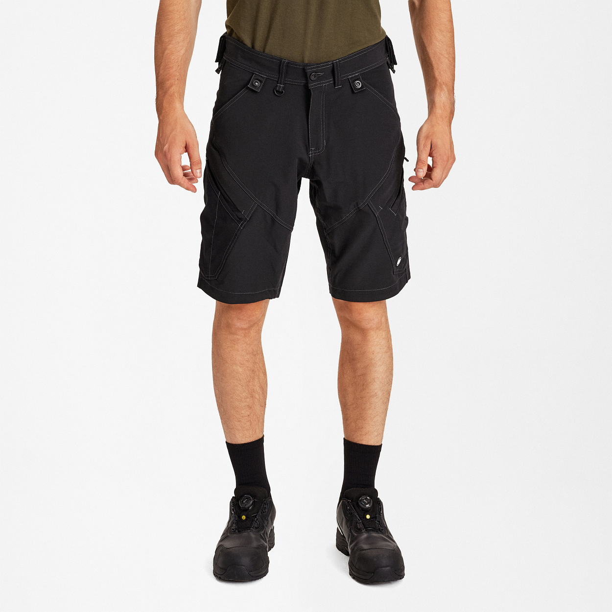 ENGEL X-treme Handwerkershorts mit 4-Wege-Stretch in Schwarz, Größe 54