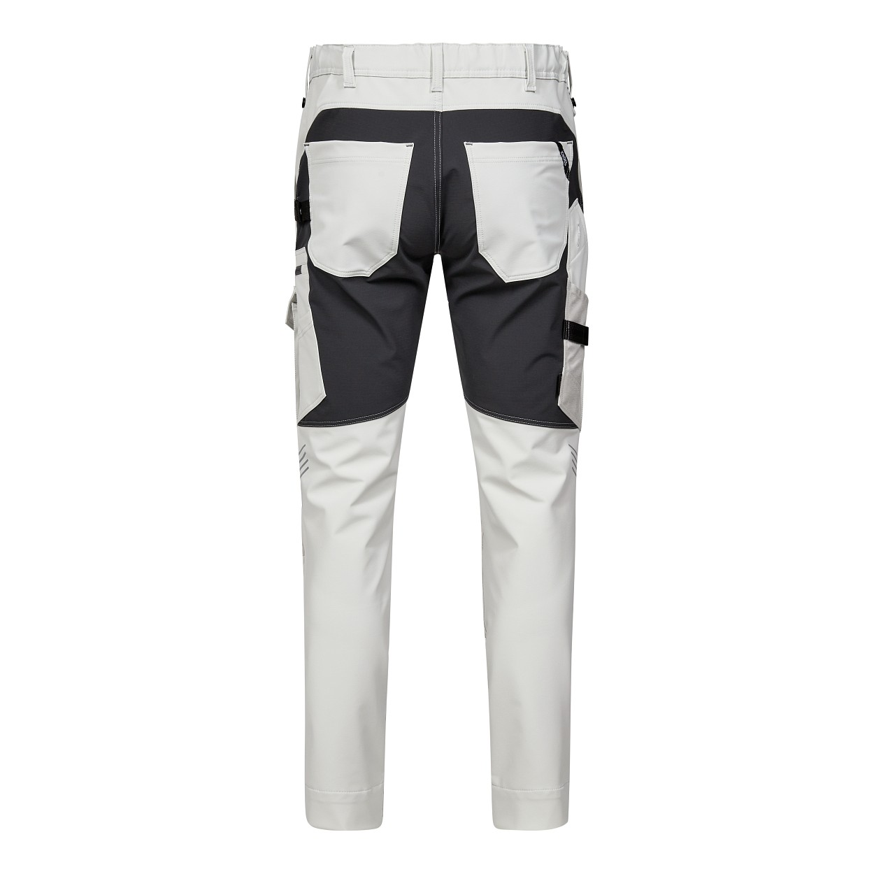 ENGEL Entire Arbeitshose mit 4-Wege-Stretch in Bone White / Anthracite Grey, Größe 26