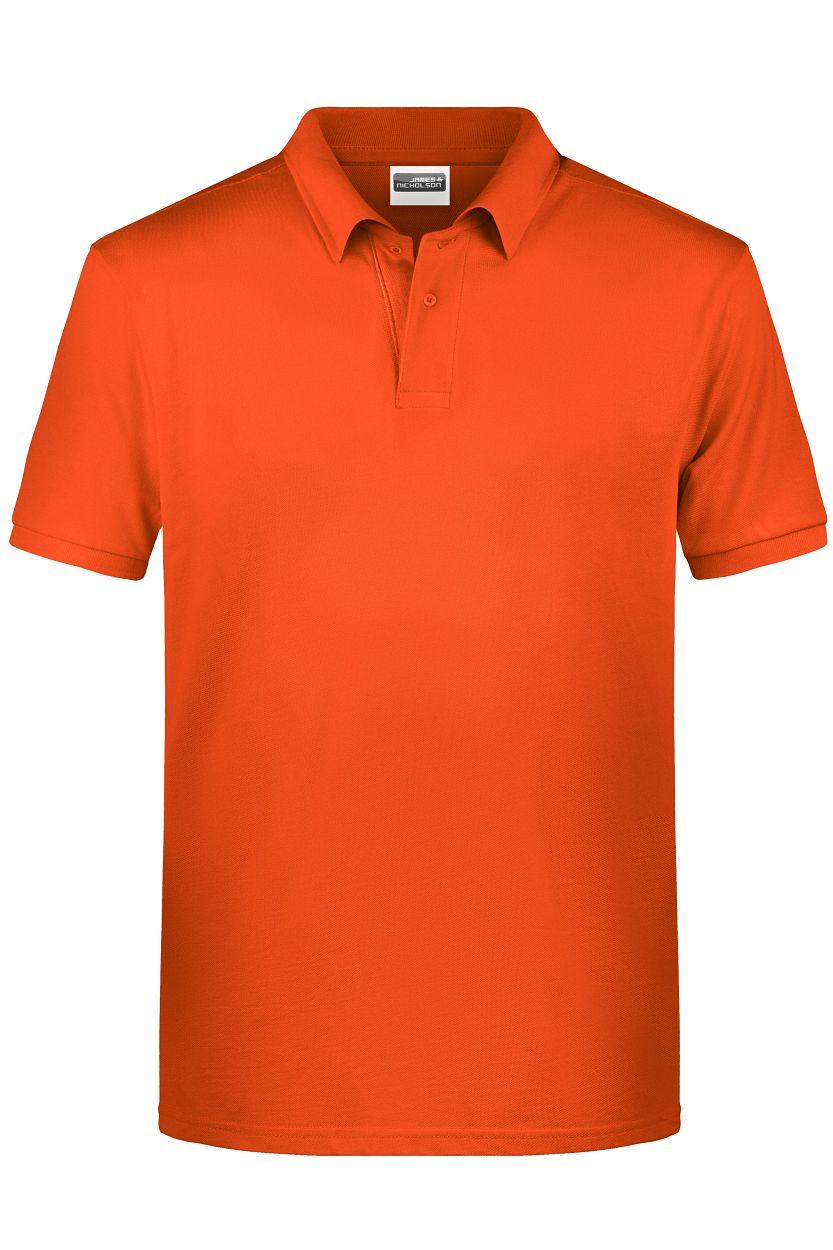 Men's Basic Polo OCS Standard "8010" in Dark-Orange, Größe 3XL - Daiber