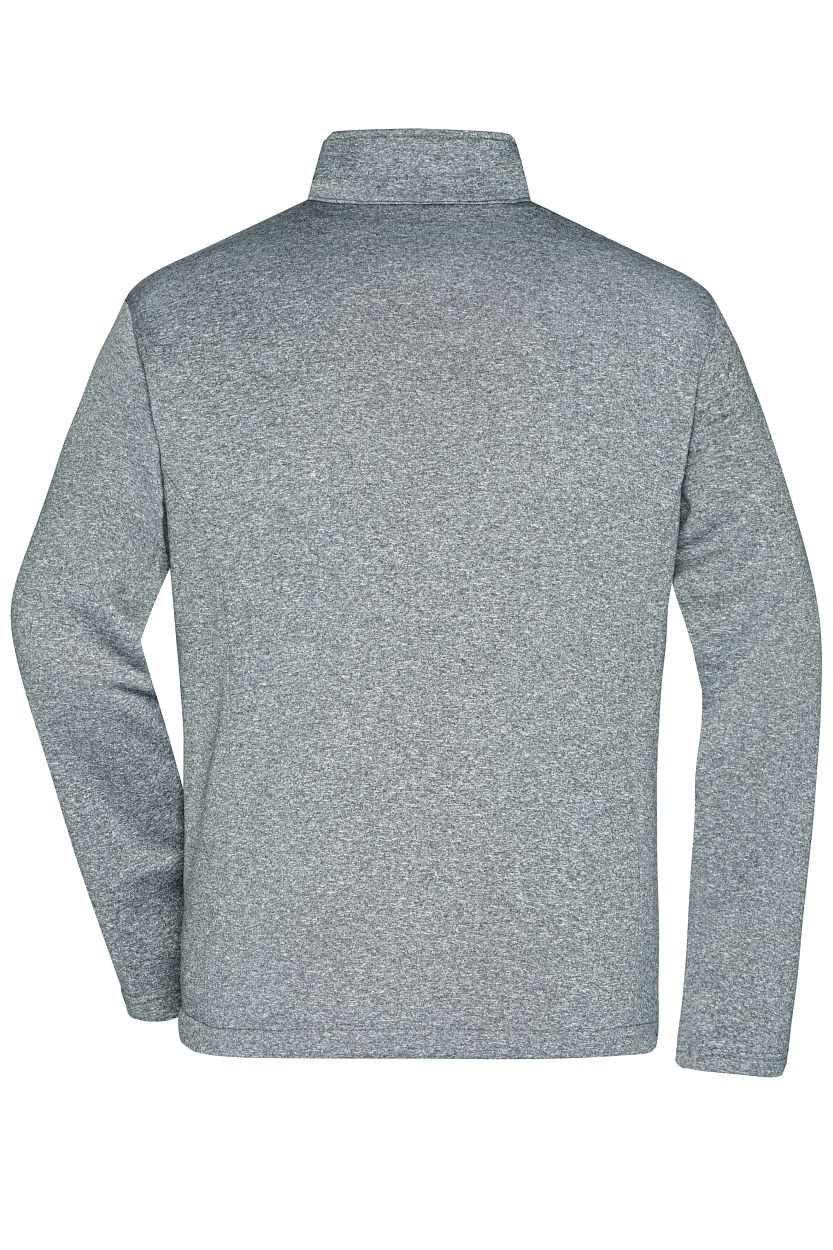 Men's Softshell Jacket "JN1148" in Dark-Melange/Royal, Größe 3XL - Daiber