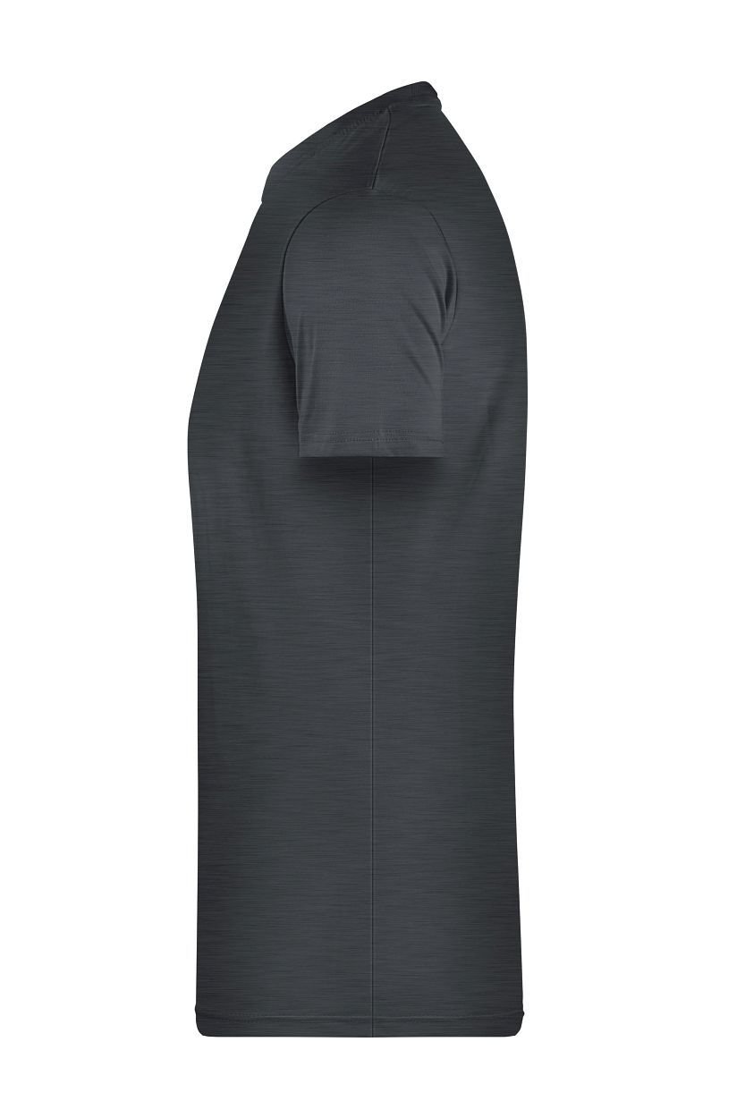 Men's Basic-T OCS Standard "8008" in Black-Heather, Größe 3XL - Daiber