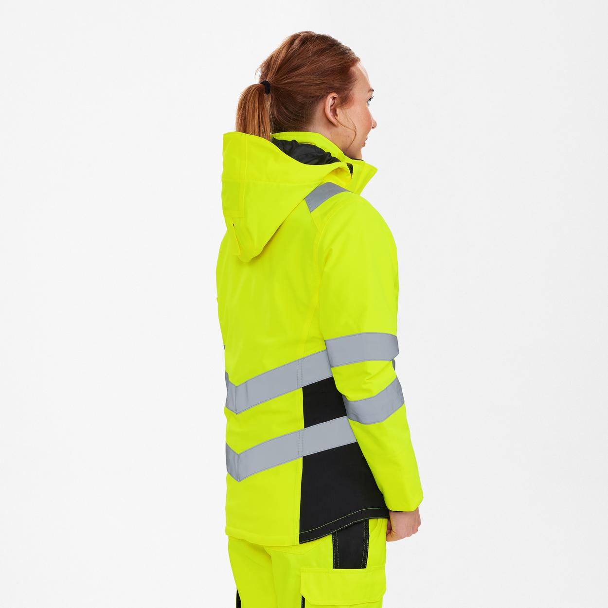 ENGEL Safety Damen Winterjacke in Gelb/Schwarz, Größe XS