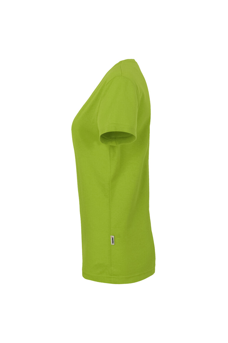 HAKRO 181 Damen V-Shirt MIKRALINAR® in Kiwi, Größe 6XL