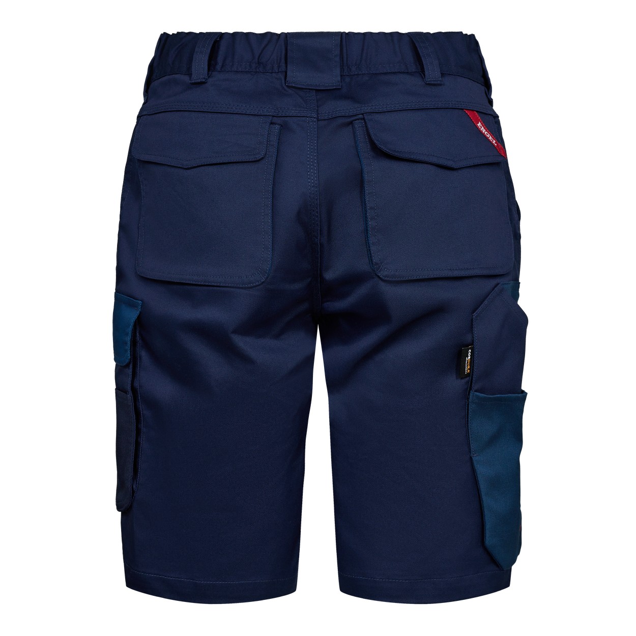 ENGEL Galaxy Damen Arbeitsshorts mit 2-Wege-Stretch in Blue Ink/Dark Petrol, Größe 48