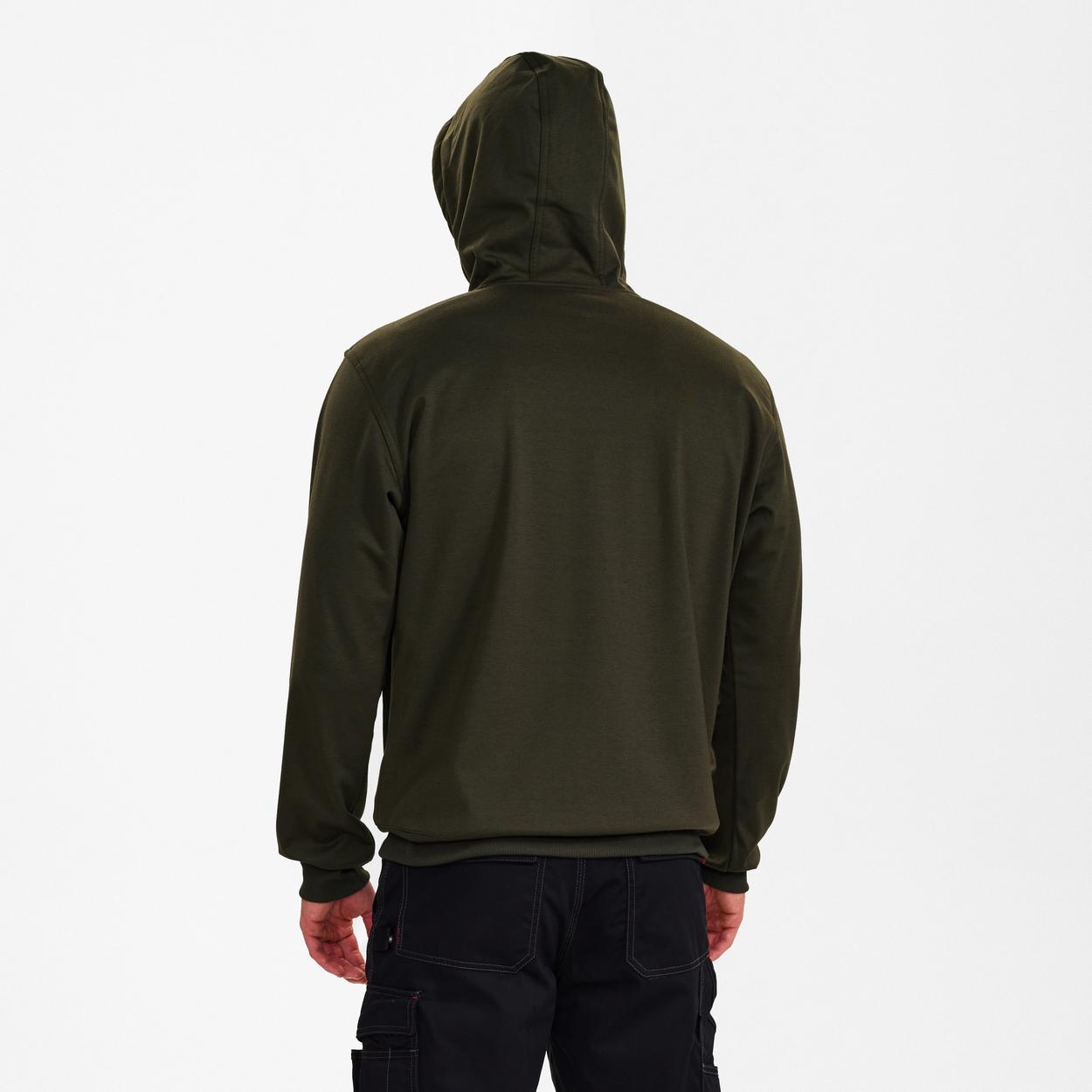 ENGEL Extend Allwetter-Cardigan in Forest Green, Größe XS