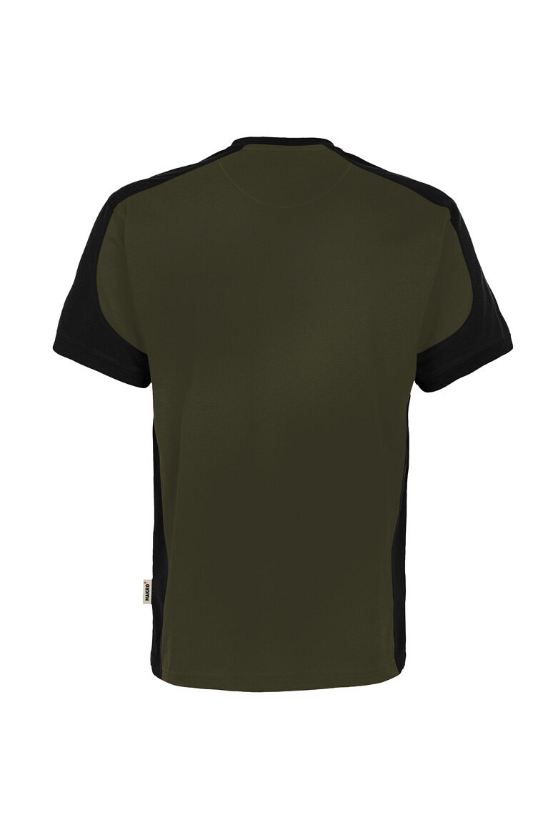 HAKRO 590 Contrast MIKRALINAR® ECO in Olive/Schwarz, Größe 6XL