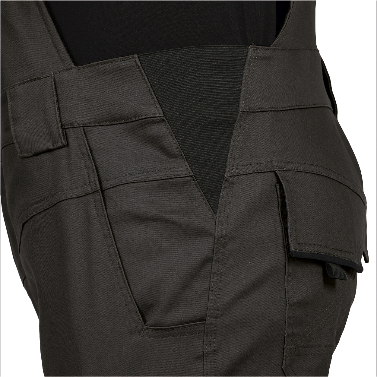 Latzhose FLEXL28 Flex Line in Anthrazit/Schwarz, Gr. 98 von Leibwächter