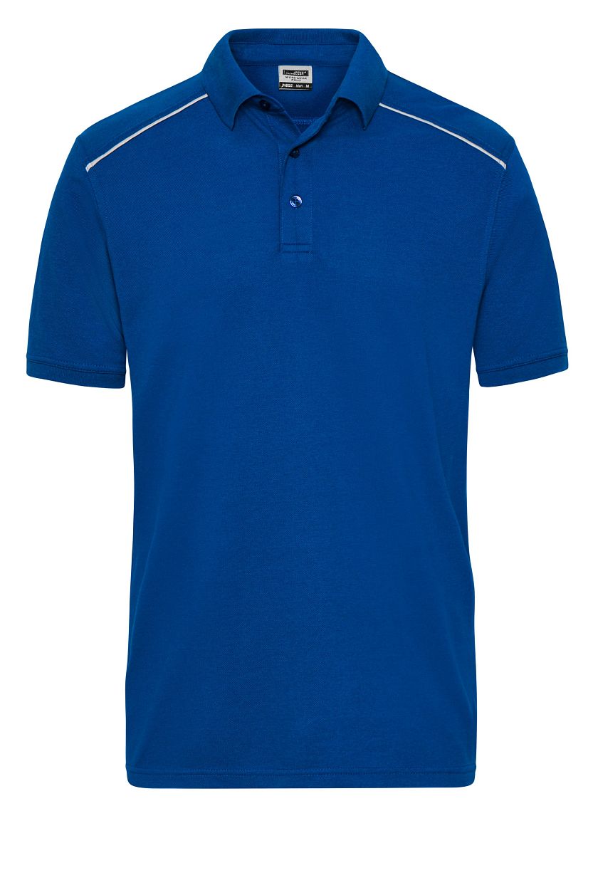 Men's Workwear Polo - SOLID - OCS Blended "JN892" in Dark-Royal, Größe 6XL - Daiber