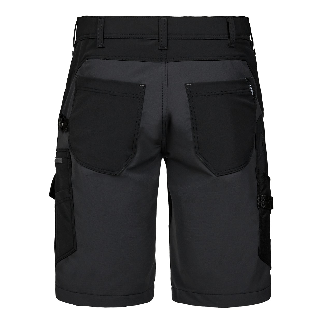 ENGEL Entire Shorts mit 4-Wege-Stretch in Schwarz/Anthrazit Grau, Größe 54