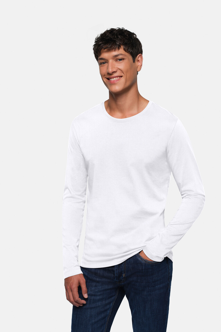 HAKRO 278 Longsleeve Heavy in Weiß, Größe XS HAKRO 278 Longsleeve Heavy in Weiß, Größe XS