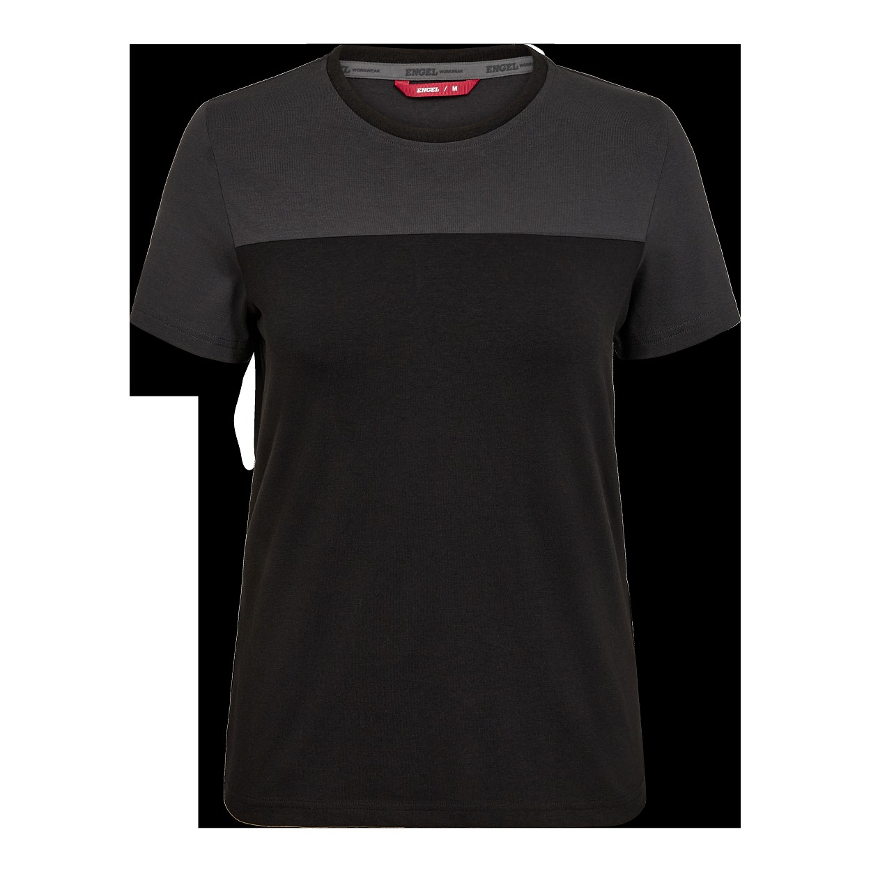ENGEL Entire Damen T-Shirt in Schwarz/Anthrazit Grau, Größe XS