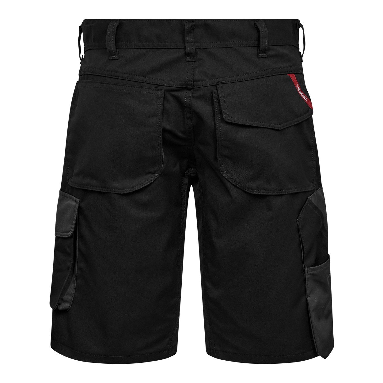 ENGEL Galaxy Light Arbeitsshorts in Schwarz/Anthrazit Grau, Größe 54