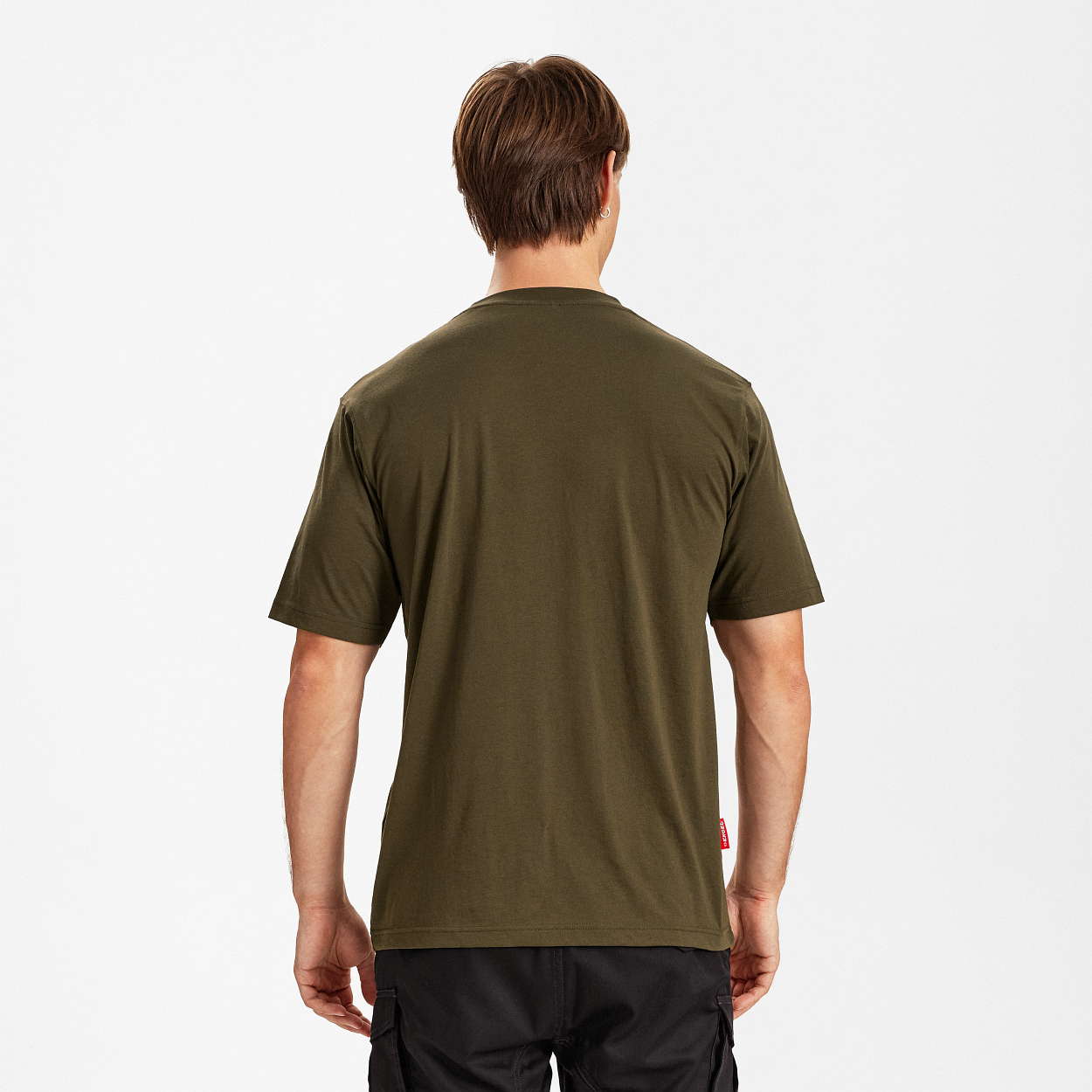 ENGEL Extend T-Shirt in Forest Green, Größe XS
