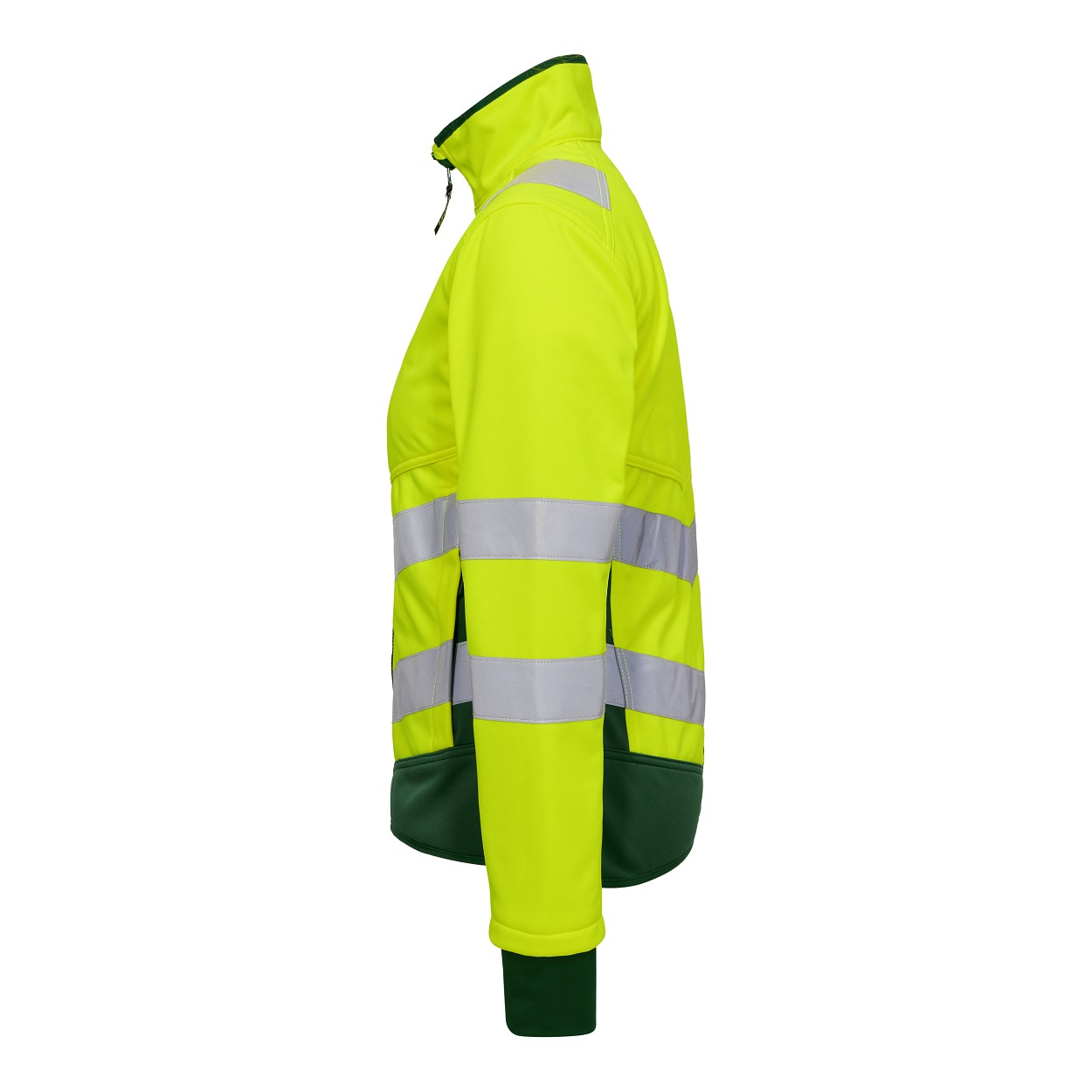 ENGEL Safety Damen Softshelljacke in Gelb/Grün, Größe XS