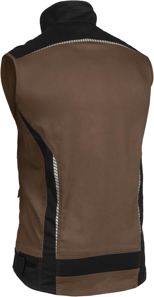 Weste FLEXV29 Flex Line in Haselnuss/Schwarz, Gr. 2XL von Leibwächter