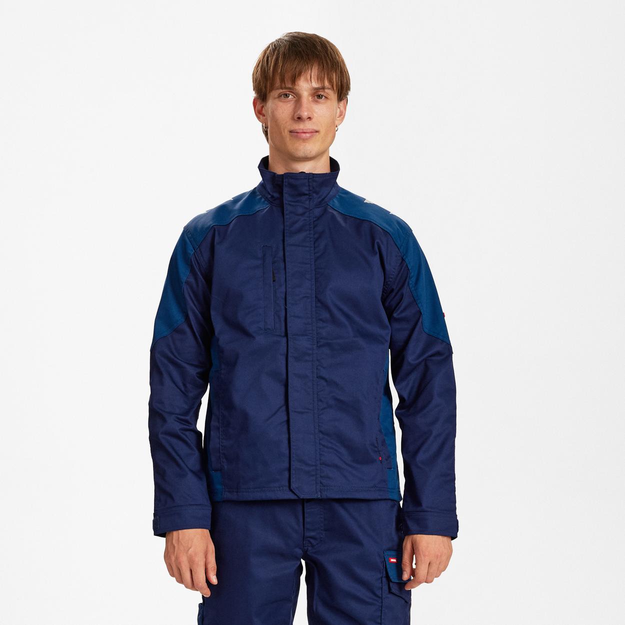 ENGEL Galaxy Arbeitsjacke mit 2-Wege-Stretch in Blue Ink/Dark Petrol, Größe XS