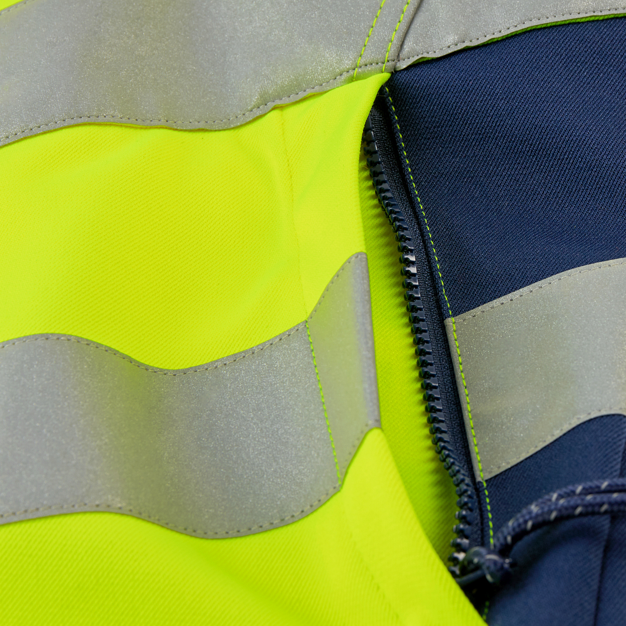 ENGEL Safety Arbeitsjacke in Gelb/Blue Ink, Größe XS