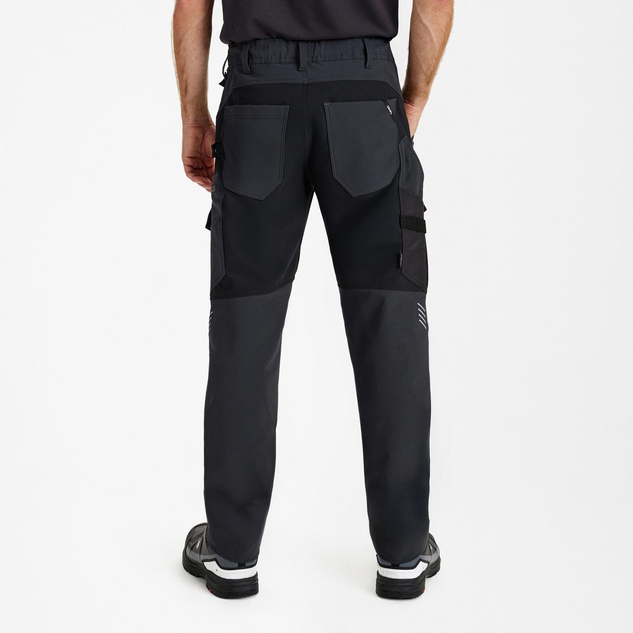 ENGEL Entire Arbeitshose mit 4-Wege-Stretch in Anthrazitgrau/Schwarz, Größe 58