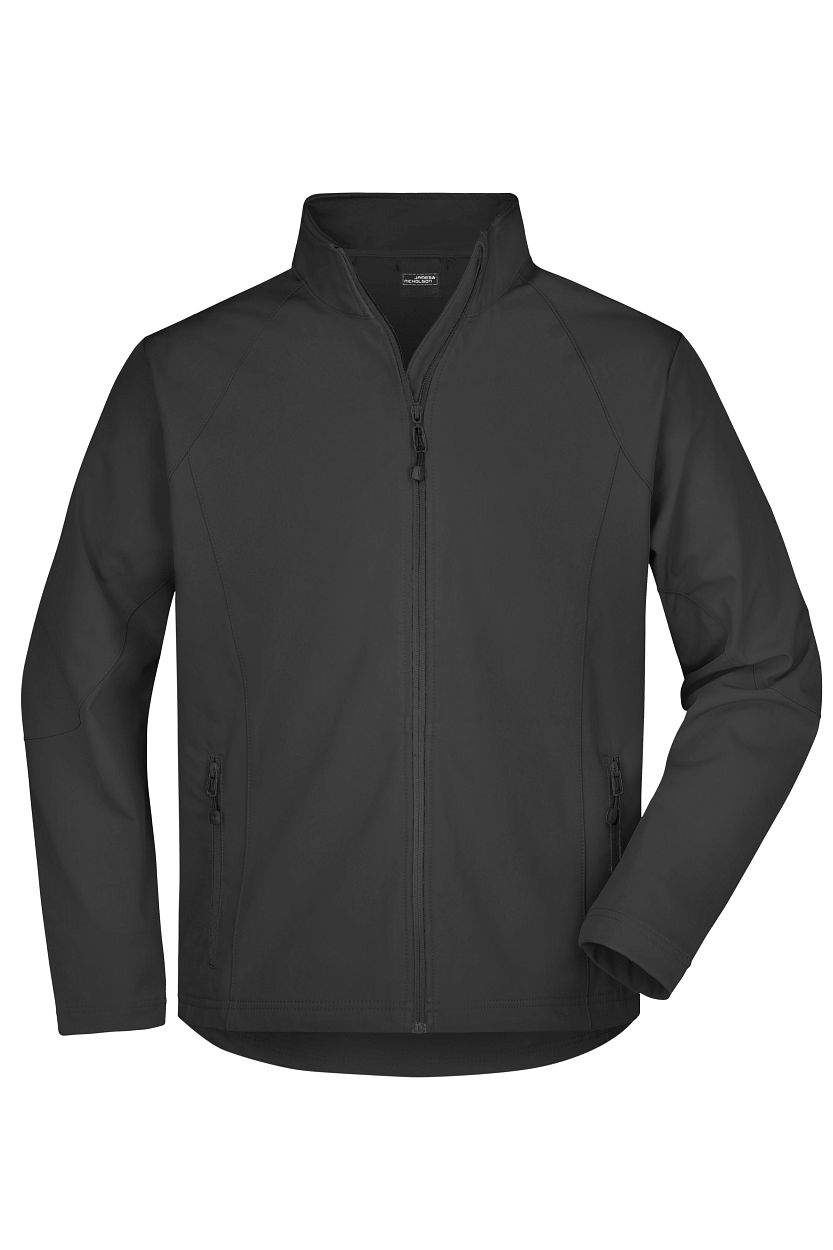 Men's Softshell Jacket "JN1020" in Black, Größe 3XL - Daiber