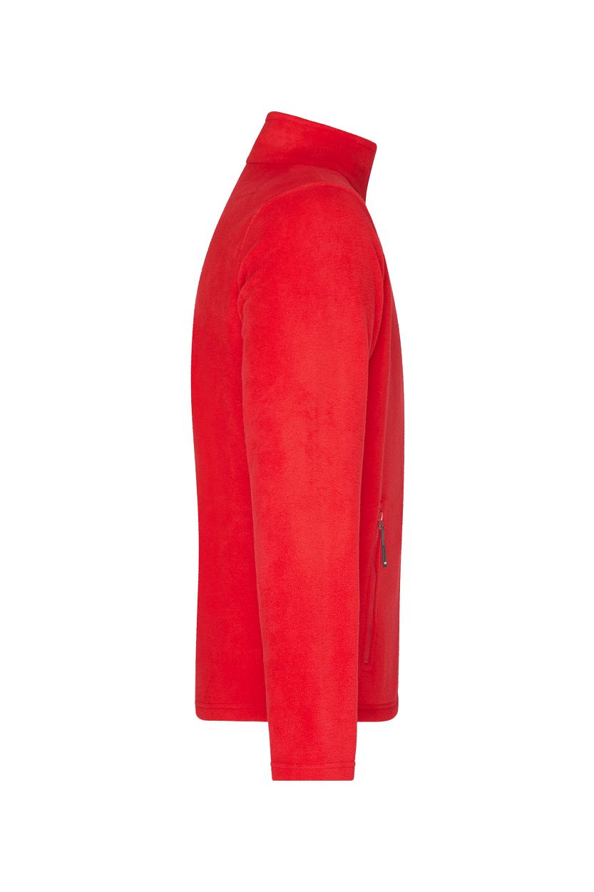 Men's Fleece Jacket "JN782" in Red, Größe 4XL - Daiber