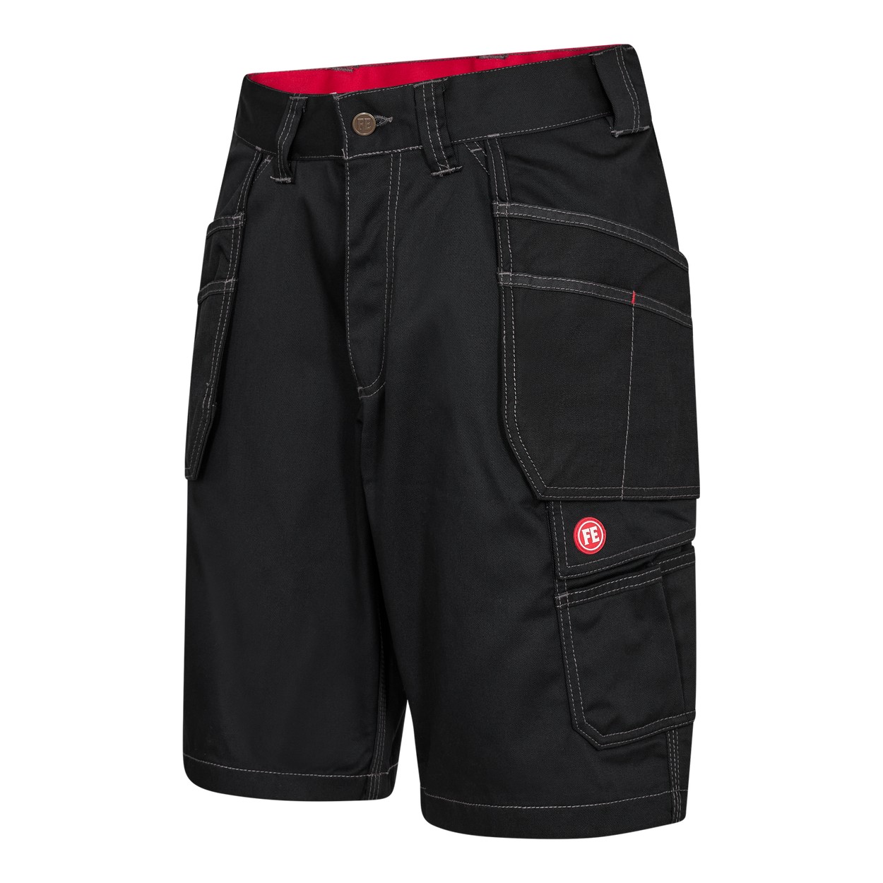 ENGEL Combat Arbeitsshorts mit Holstertaschen in Schwarz, Größe 54