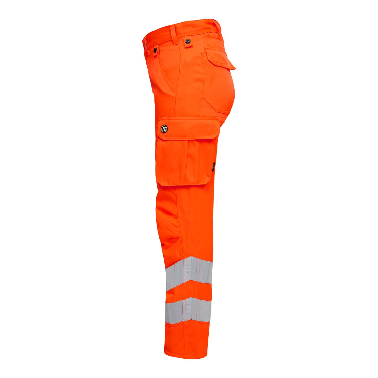 Safety Light Damenhose in Hi-vis Orange, Größe 48