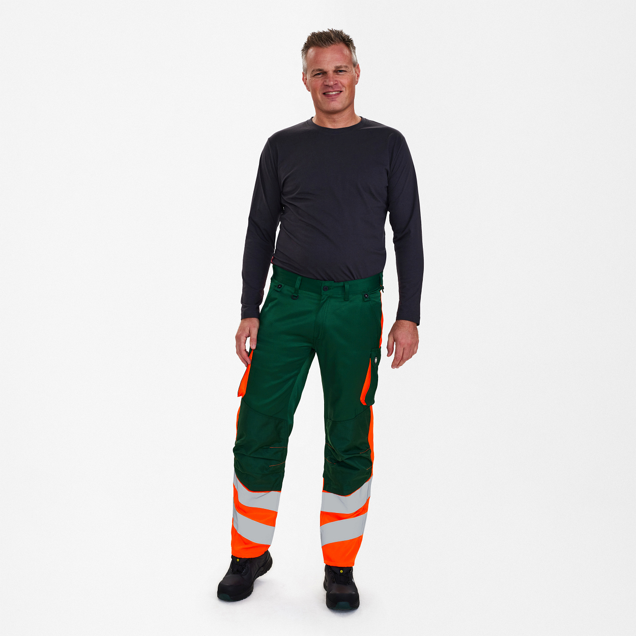 ENGEL Safety Light Hose in Grün/Orange, Größe 106