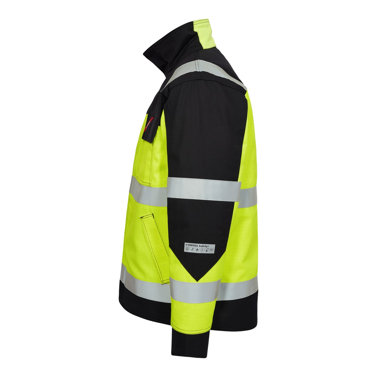 ENGEL Safety+ EN ISO 20471 Multinorm Winterjacke in Gelb/Schwarz, Größe XS