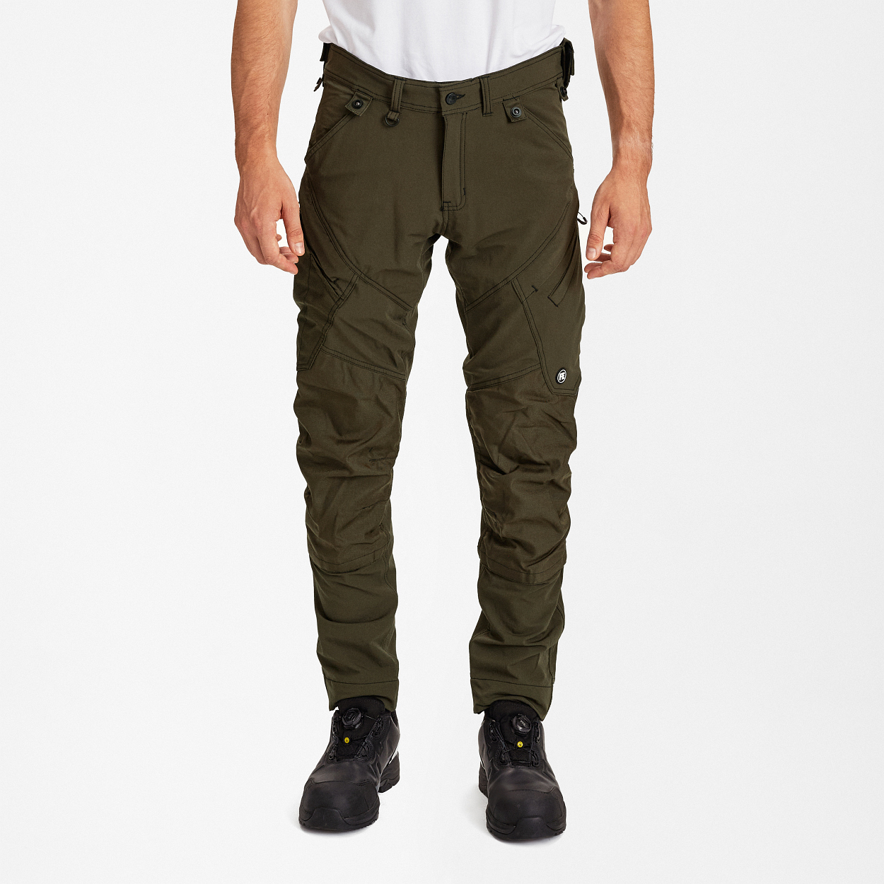 ENGEL X-treme Arbeitshose mit 4-Wege-Stretch in Forest Green, Größe 26