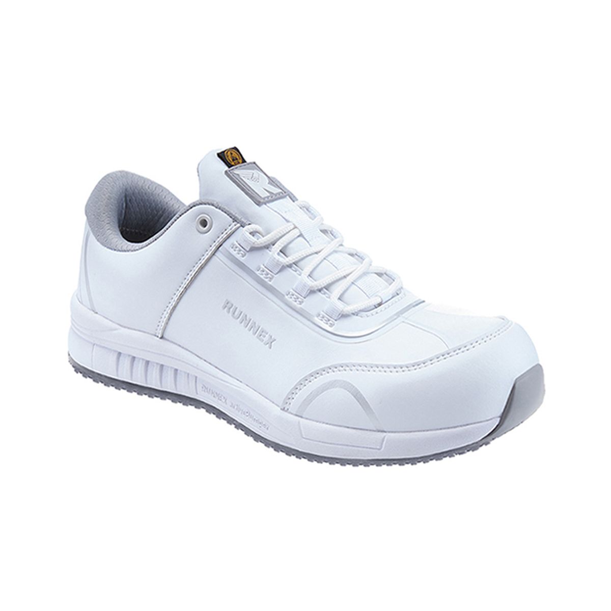 RUNNEX® S3S-ESD-Sicherheitshalbschuhe SportStar in Weiß, Gr. 48