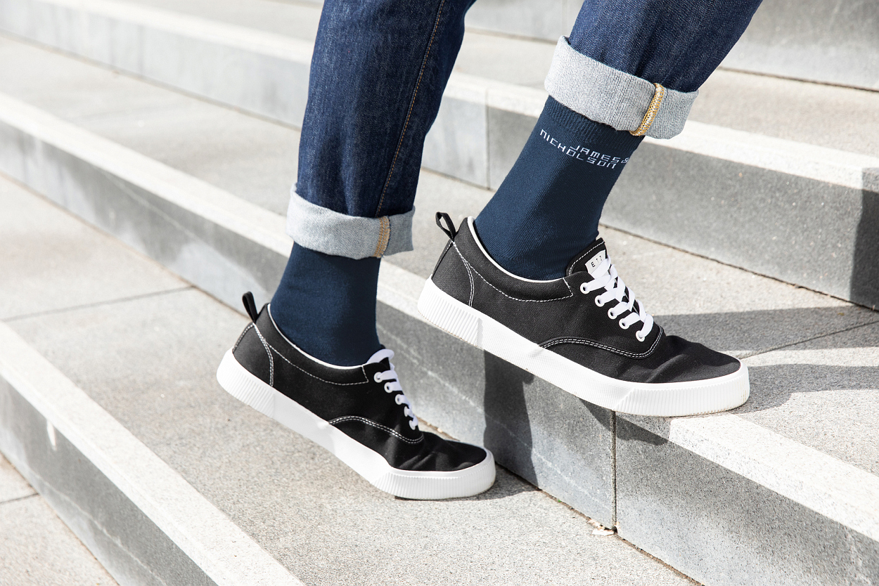 Bio Socks "8032" in White, Größe 45-47 - Daiber