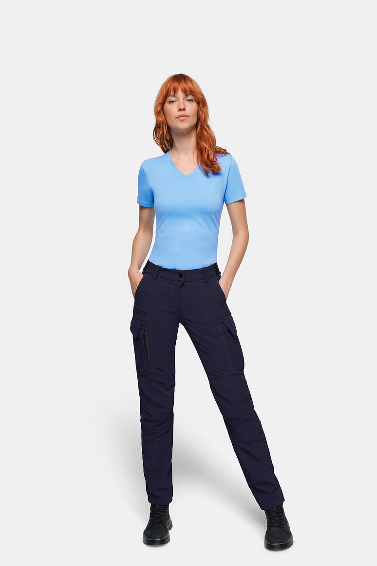 HAKRO 744 Damen Cargo-Funktionshose X-Stretch in tinte, Größe 6XL