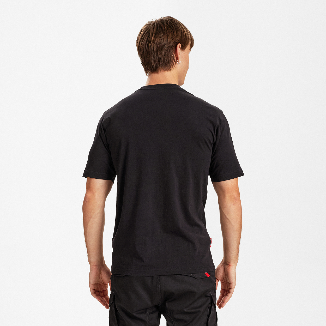 ENGEL Extend Baumwolle T-shirt in Schwarz, Größe XS