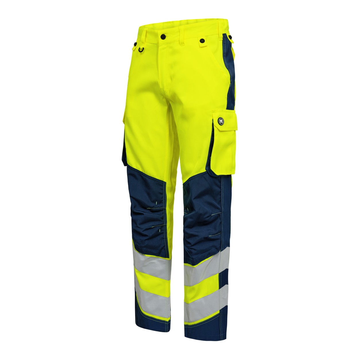 ENGEL Safety Light Arbeitshose in Gelb/Blue Ink, Größe 30