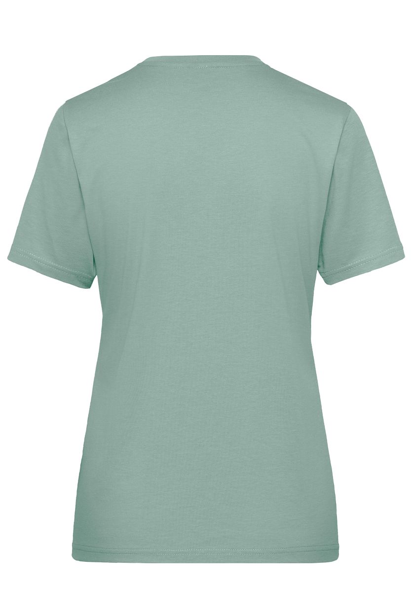 Ladies' ORGANIC Workwear T-Shirt OCS Blended "JN1807" in Foggy-Green, Größe 4XL - Daiber