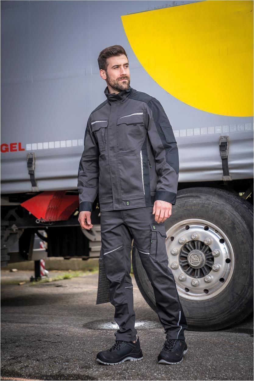 Bundjacke FLEXJ28 Flex Line in Anthrazit/Schwarz, Gr. 2XL von Leibwächter