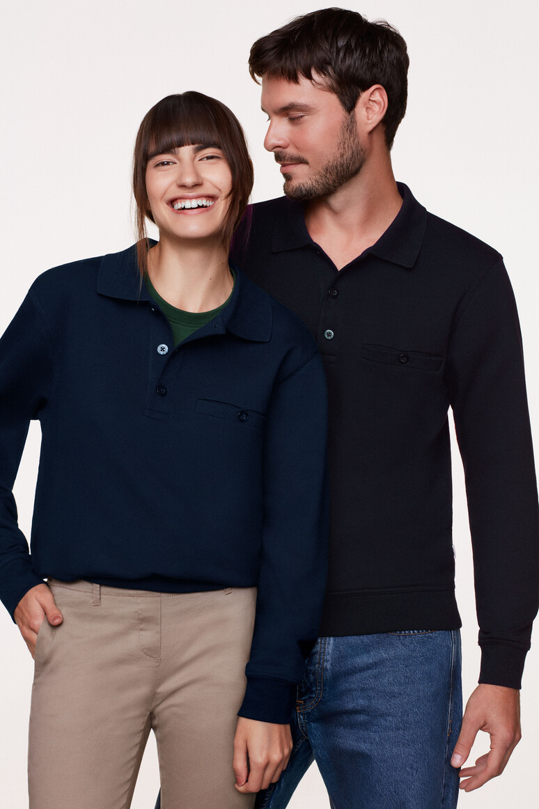 HAKRO 457 Pocket-Sweatshirt Premium in schwarz, Größe XL