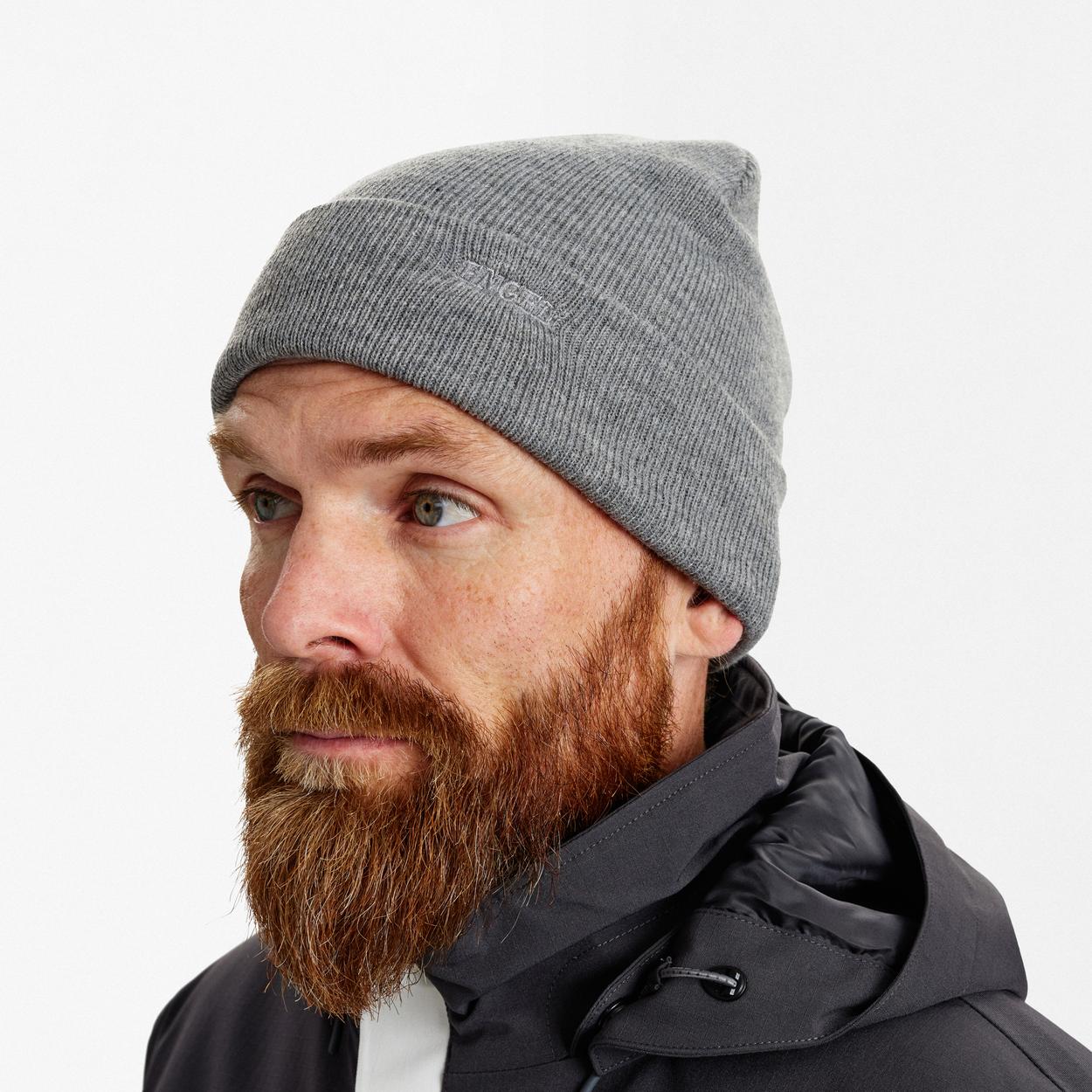 ENGEL Strickmütze in Graumeliert, Größe One size