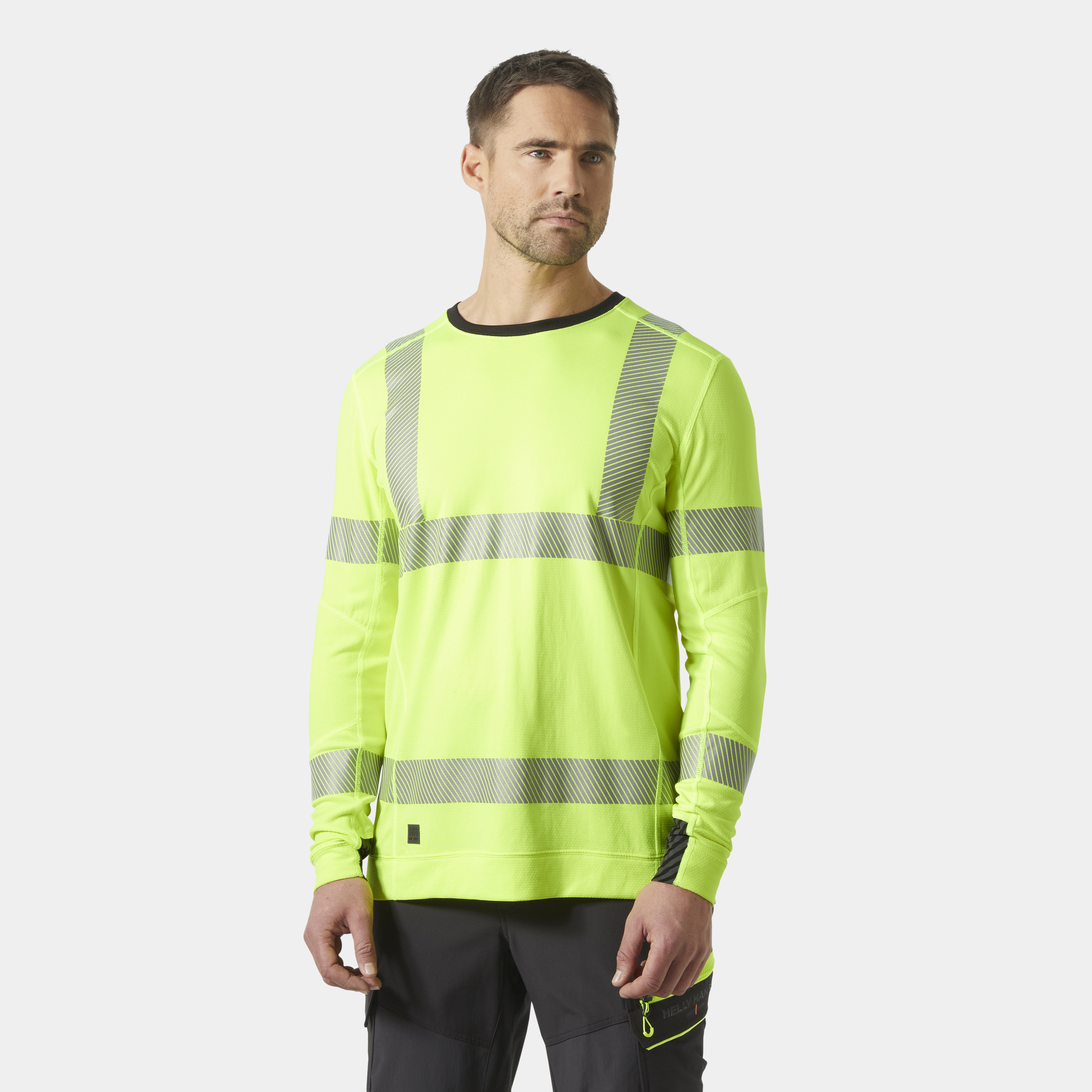 "ICU LIFA Active" Crewneck in Yellow, Größe 4XL von Helly Hansen Workwear