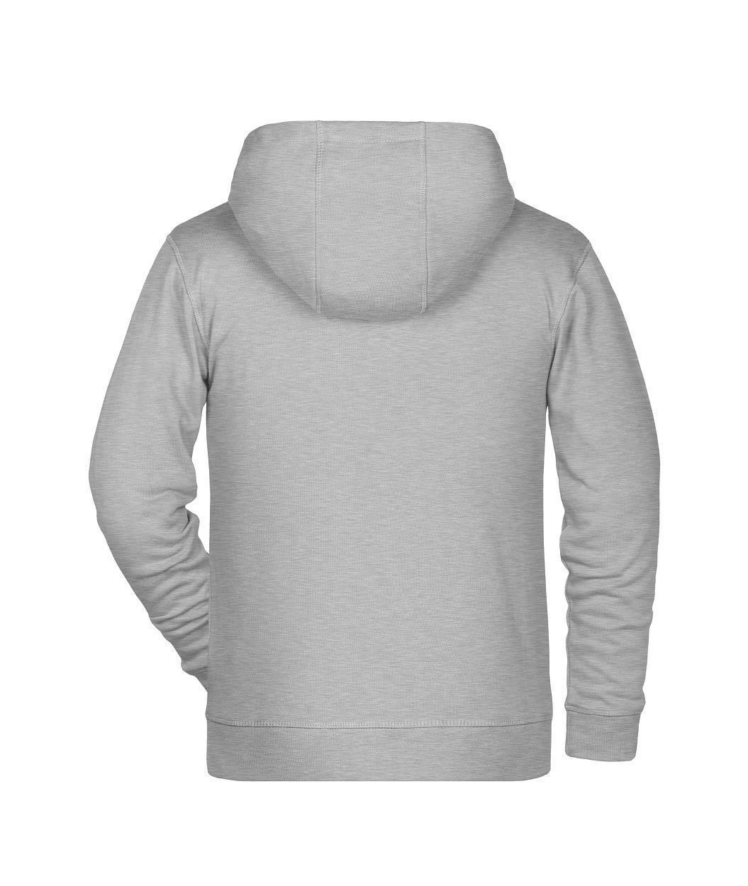 Children's Zip Hoody OCS Blended & RCS "8026K" in Grey-Heather, Größe 2XL - Daiber
