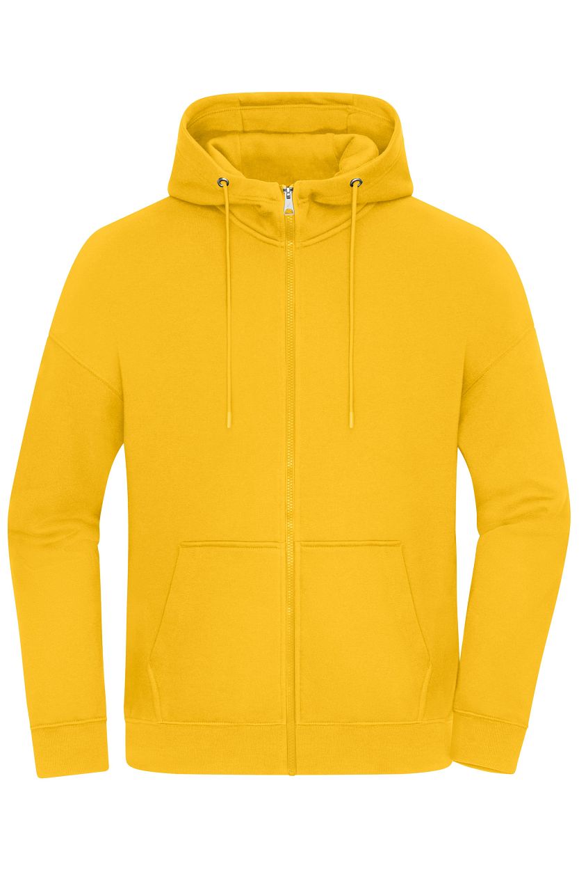 Oversized Hooded Jacket UNISEX OCS Blended & RCS "8043" in Sunflower, Größe 3XL - Daiber