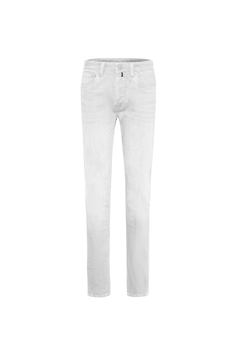 HAKRO 731 5-Pocket-Jeanshose X-Stretch ECO in Weiß, Größe 6XL
