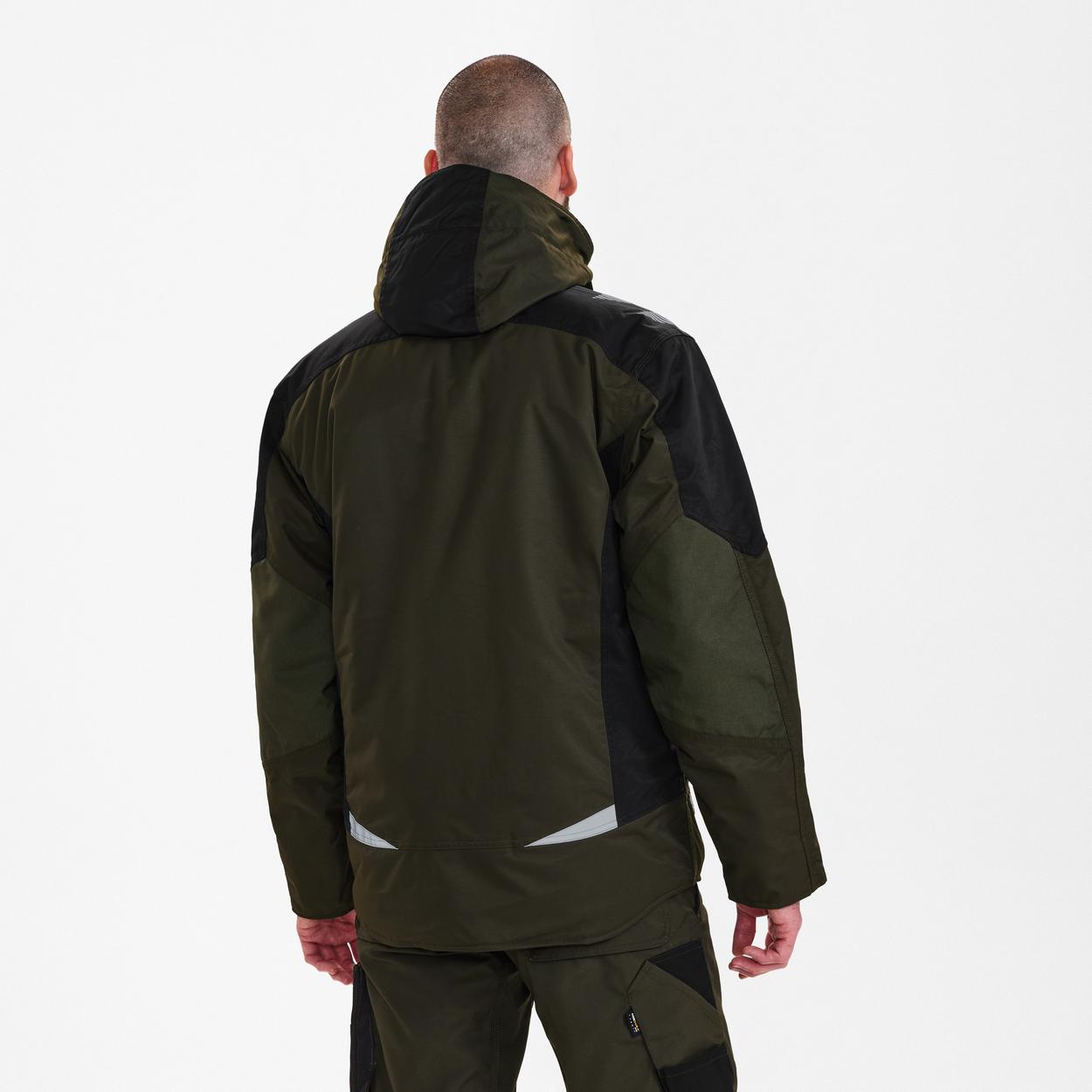 ENGEL Galaxy Winterjacke in Forest Green/Schwarz, Größe XS